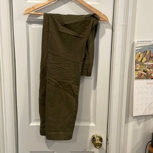 J. Crew 250 Skinny Pants in Olive Green 36x32